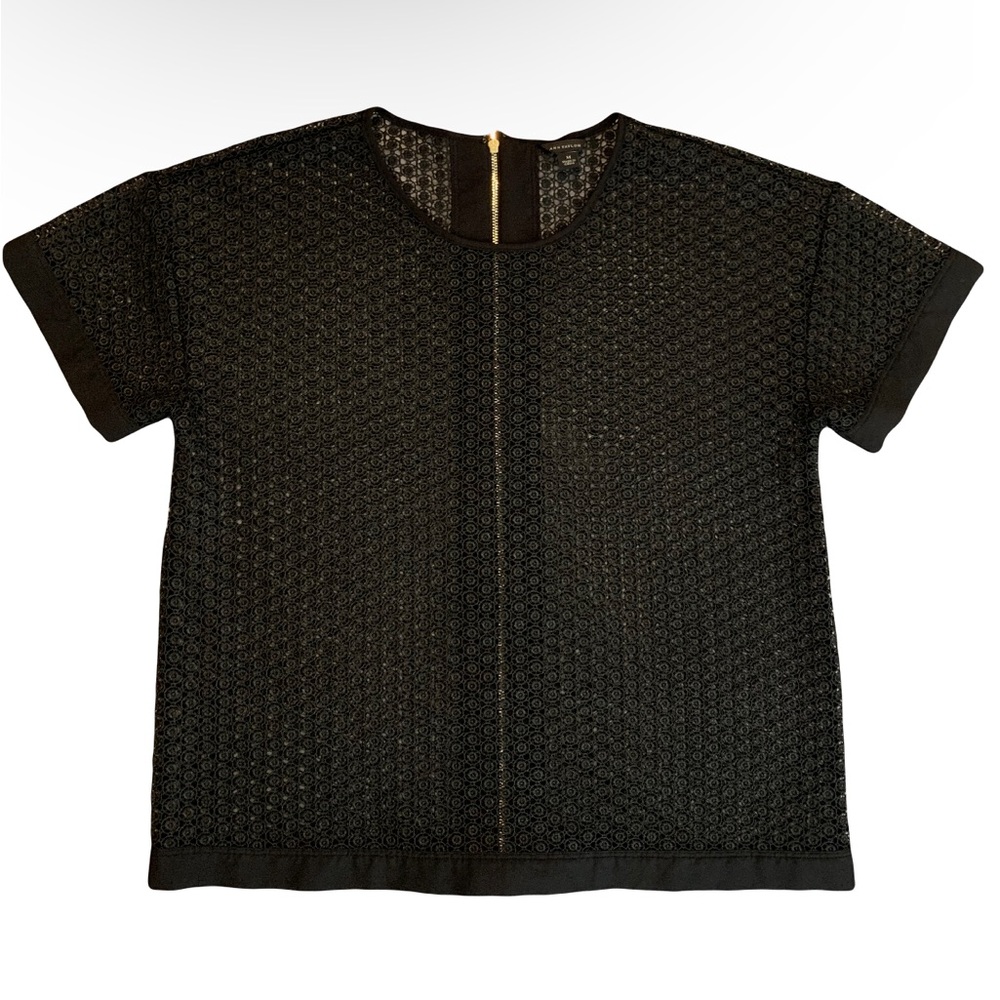 Ann Taylor Designer Fish Net Shirt